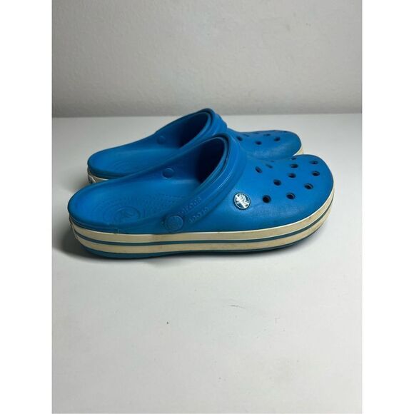 Crocs Blue size 8 mens 10 women - Picture 3 of 8